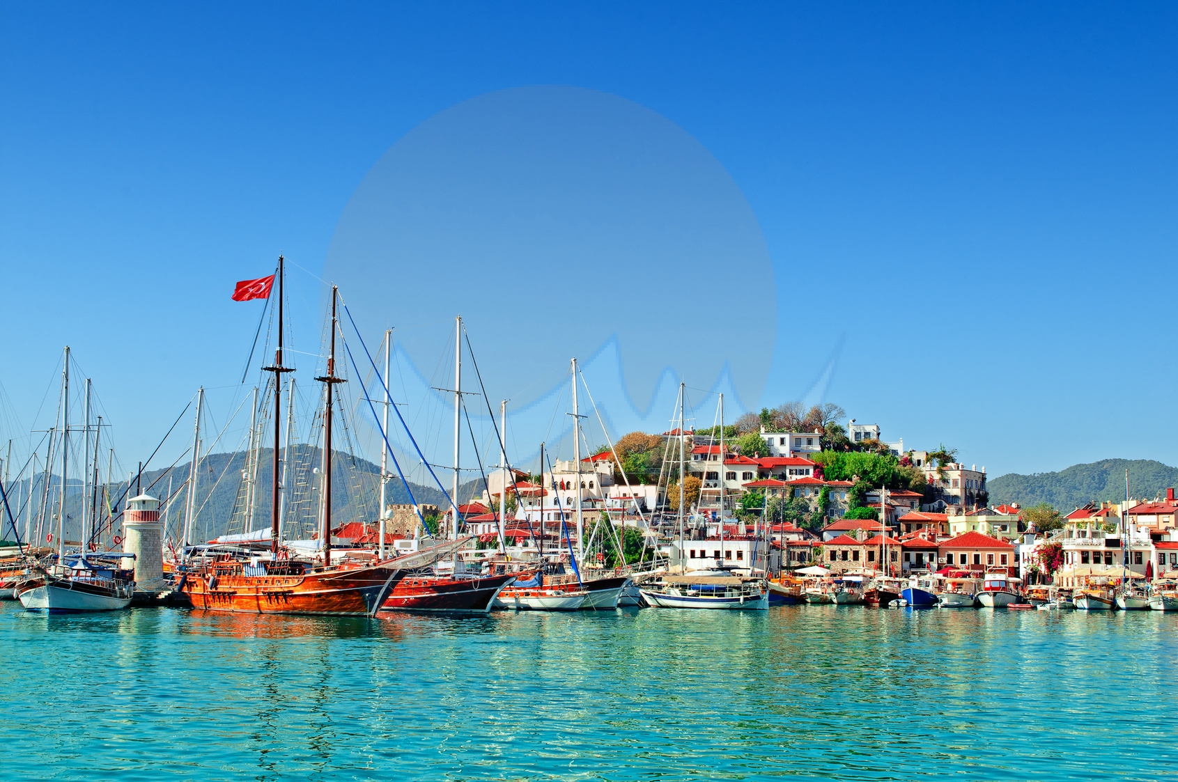 Marmaris İklimi Akdeniz İklimi Özelliklerini Taşımaktadır