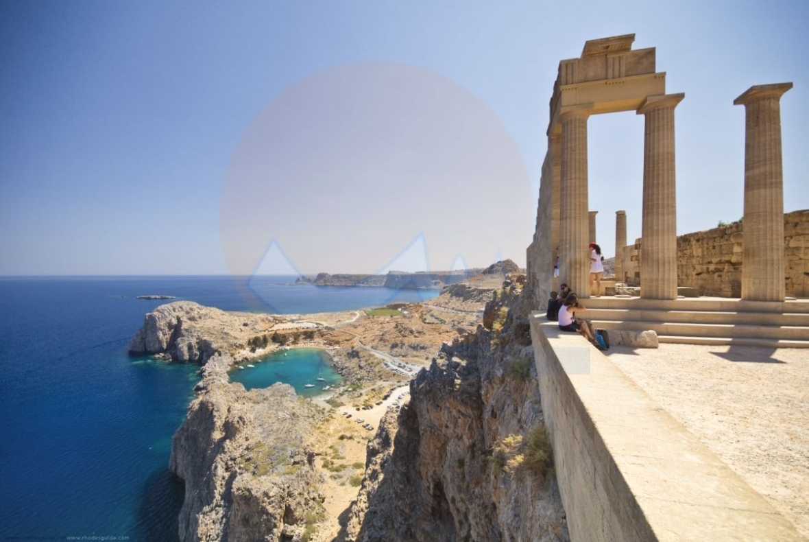 Lindos Akropolü Rodos Adası 